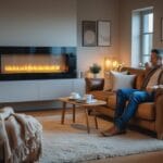 Sådan skaber du den perfekte hyggekrog med elektrisk pejs og lædersofa til stuen