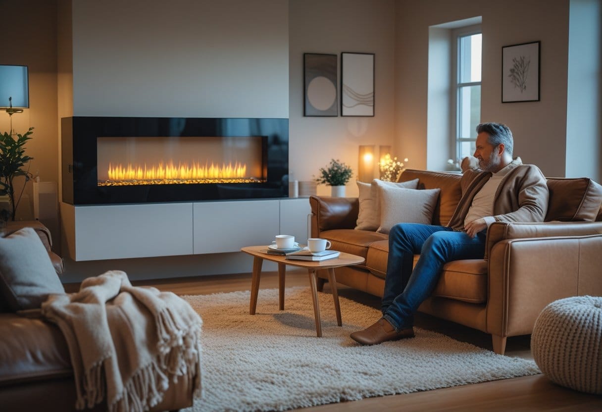 You are currently viewing Sådan skaber du den perfekte hyggekrog med elektrisk pejs og lædersofa til stuen