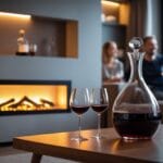 Skab hygge i hjemmet med en elektrisk pejs og en vinkaraffel til hjemmet