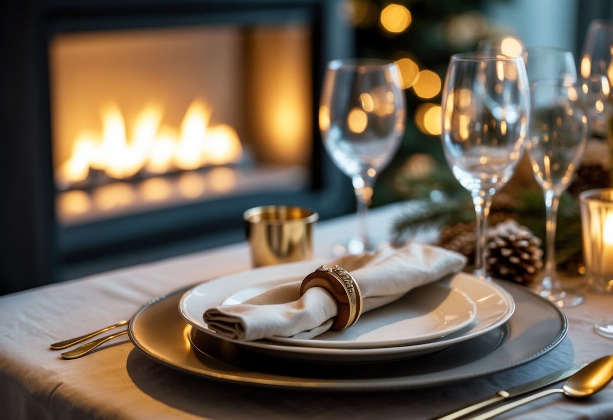You are currently viewing Skab hygge og elegance med elektrisk pejs og smukke servietringe til festbordet